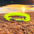 Neon Yellow Adjustable Fish Hook Bracelet| Anklet  Glow Under Black Light