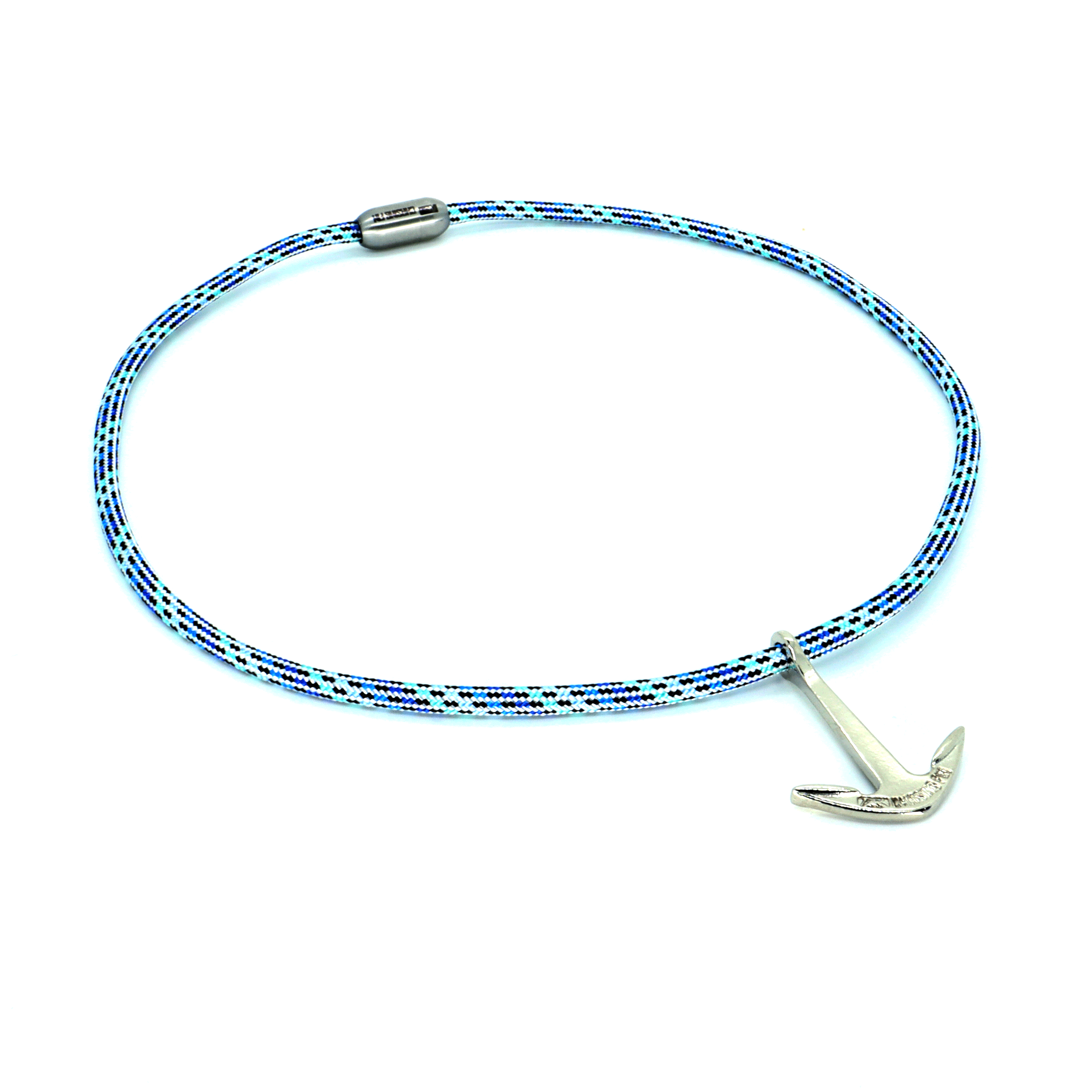 Limited Edition Typhoon Paracord Necklace and  Cobra Bracelet with Chasing Fin Anchor