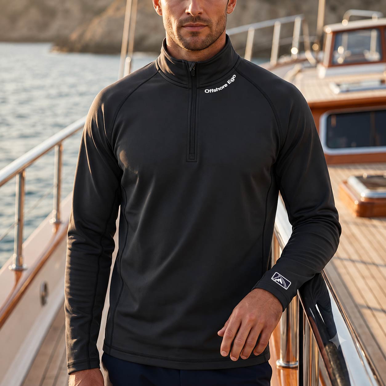 Offshore Ego - Performance Quarter Zip Pullover | UPF 50+ Outdoor