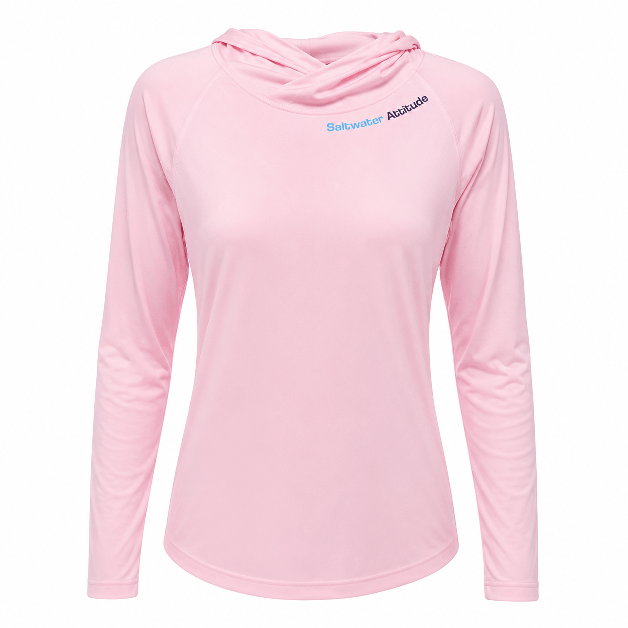 Saltwater Attitude - Ladies Solar Performance Hoodie - Chasing Fin New Collection