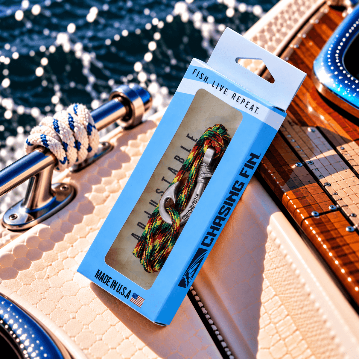 Rasta Fish Hook Bracelet | Anklet