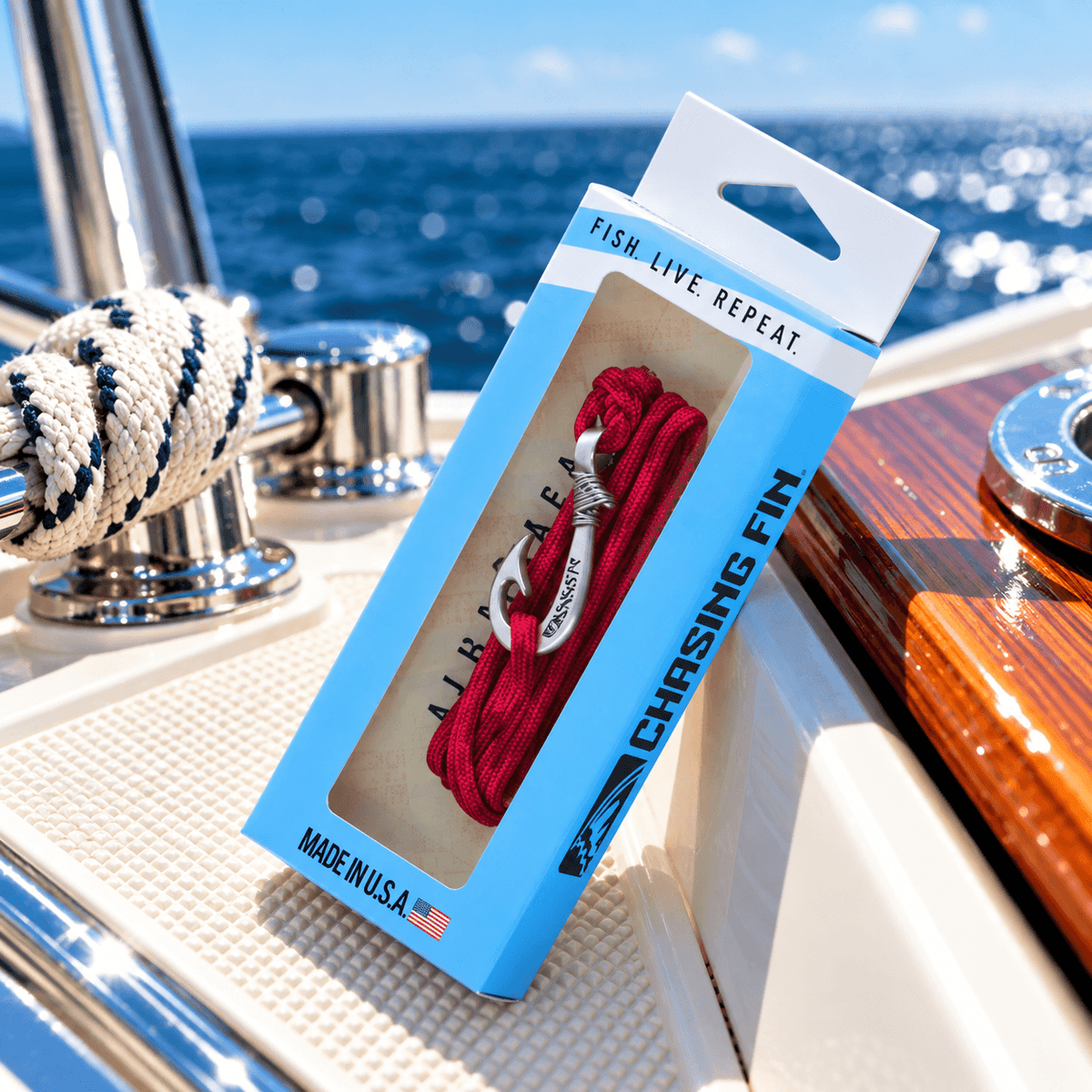 Red Fish Hook Bracelet | Anklet