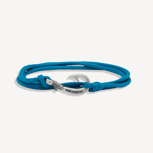 Sea Blue Fish Hook Bracelet