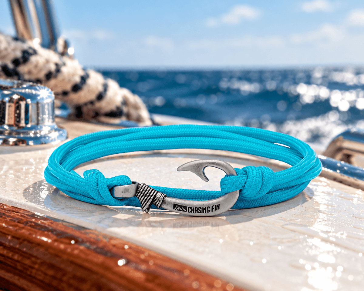 Turquoise Fish Hook Bracelet | Anklet