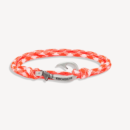 Creamsicle Fish Hook Bracelet