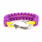 Royal Gramma Cobra Braid Fish Hook Bracelet- Glow in the dark.