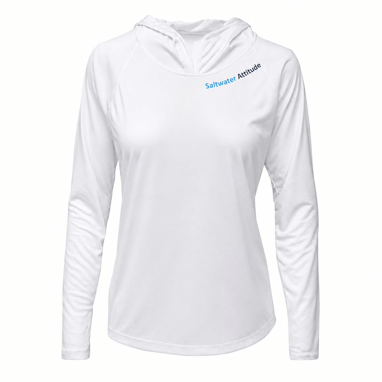Saltwater Attitude - Ladies Solar Performance Hoodie - Chasing Fin New Collection