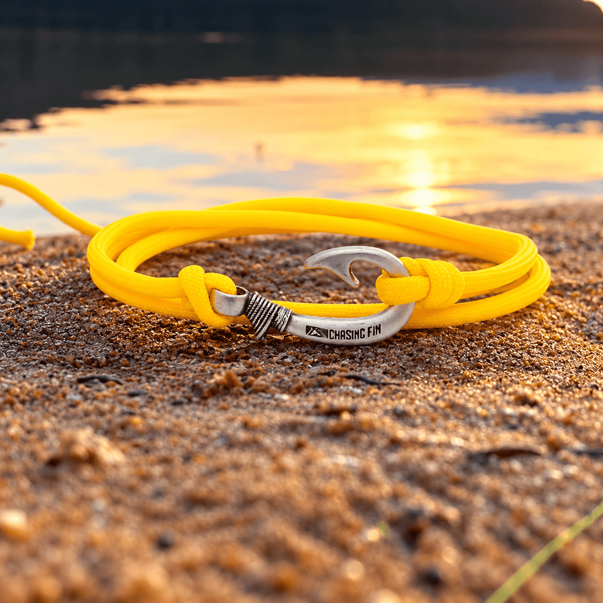 Yellow Fish Hook Bracelet | Anklet