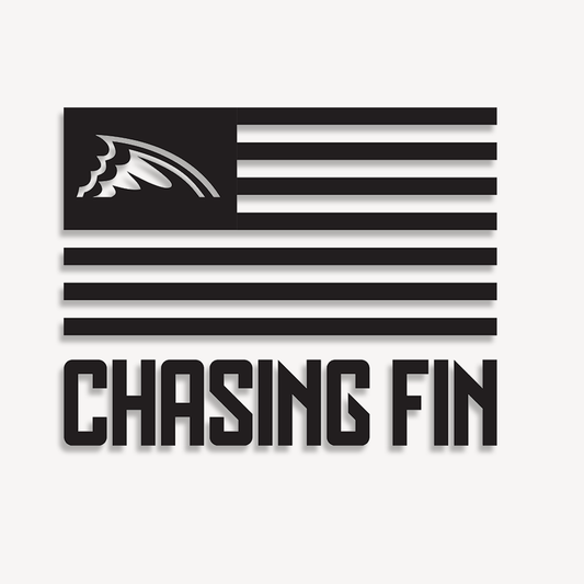 American Flag Black Vinyl Decal