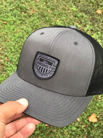 Blackout Flag Shield Trucker Cap