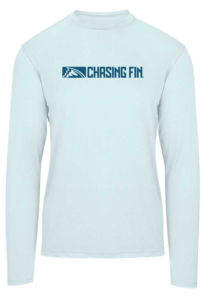 FISH LIVE REPEAT Performance Long Sleeve Shirt Arctic Blue