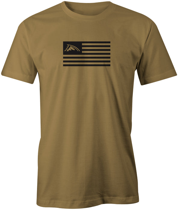 Blackout American Fin Flag T-Shirt