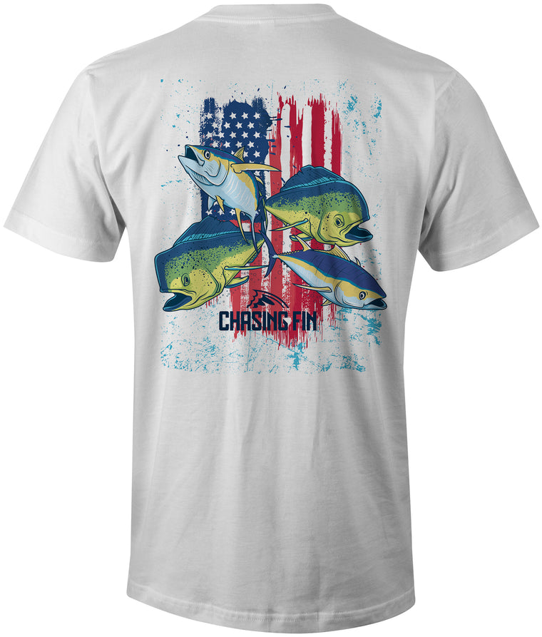 American Tuna & Mahi Frenzy T-Shirt