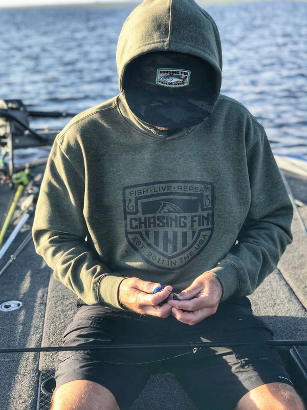 Chasing Fin Shield Pullover Hoodie