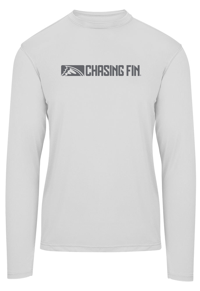 FISH LIVE REPEAT Peformance Long Sleeve Shirt Pearl Grey