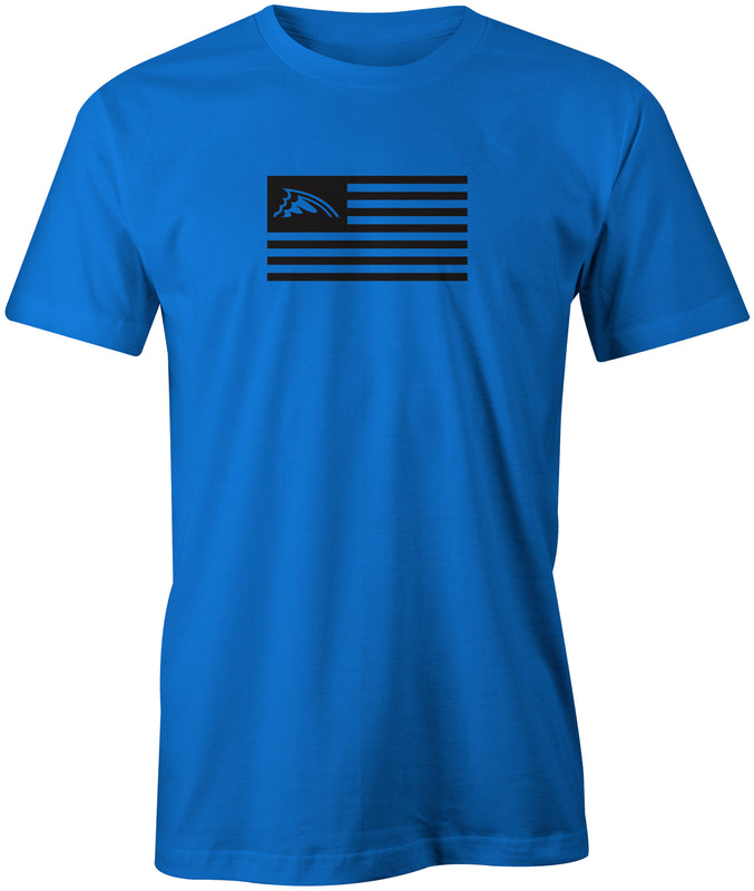 Blackout American Fin Flag T-Shirt