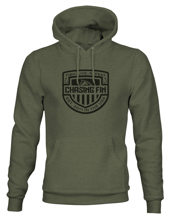 Chasing Fin Shield Pullover Hoodie