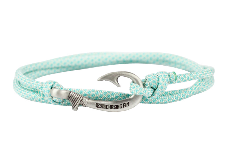 Turquoise Diamonds Fish Hook Bracelet