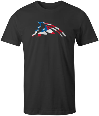 American Fin Flag T-Shirt Front