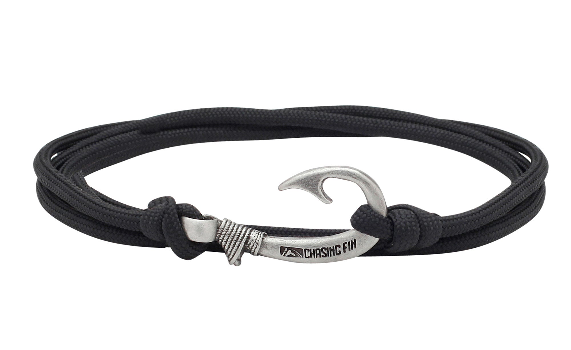 Black Fish Hook Bracelet