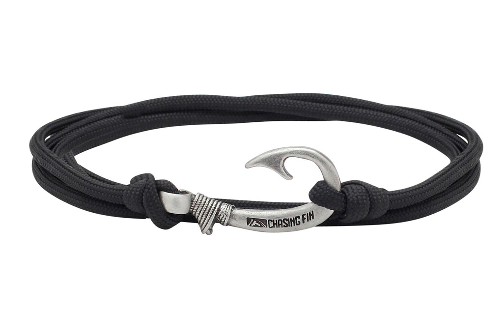 Black Fish Hook Bracelet | Anklet