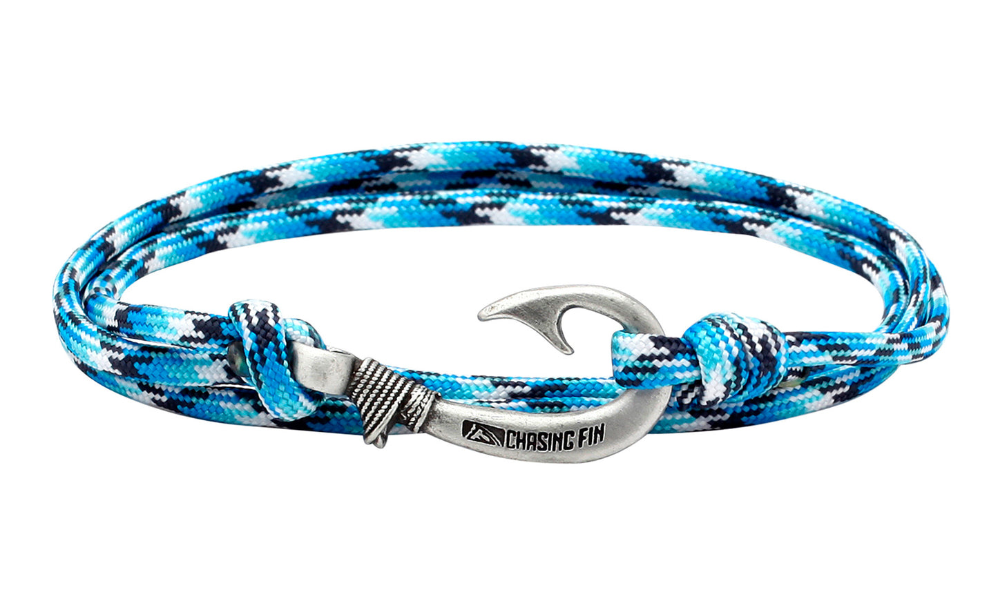 Blue Snake Fish Hook Bracelet