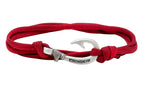 Burgundy Fish Hook Bracelet | Anklet