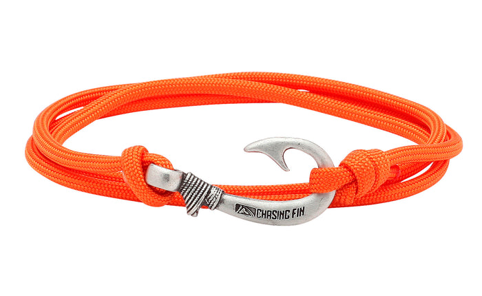 Burnt Orange Fish Hook Bracelet