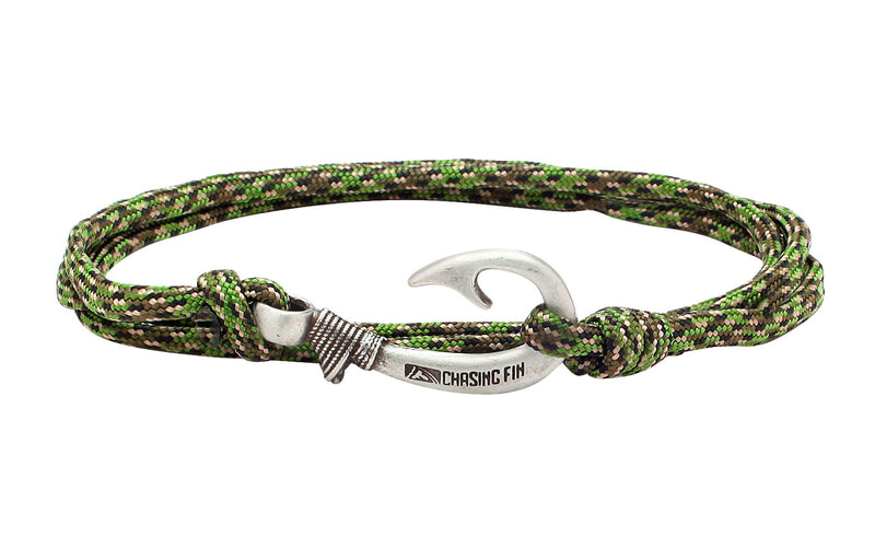 Canadian Camo Fish Hook Bracelet