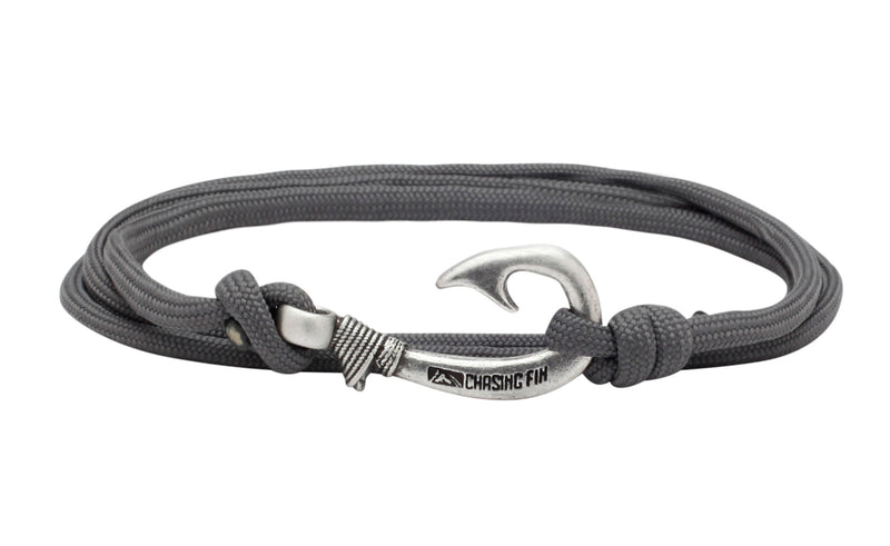 Charcoal Gray Fish Hook Bracelet – Fish Hook Bracelets