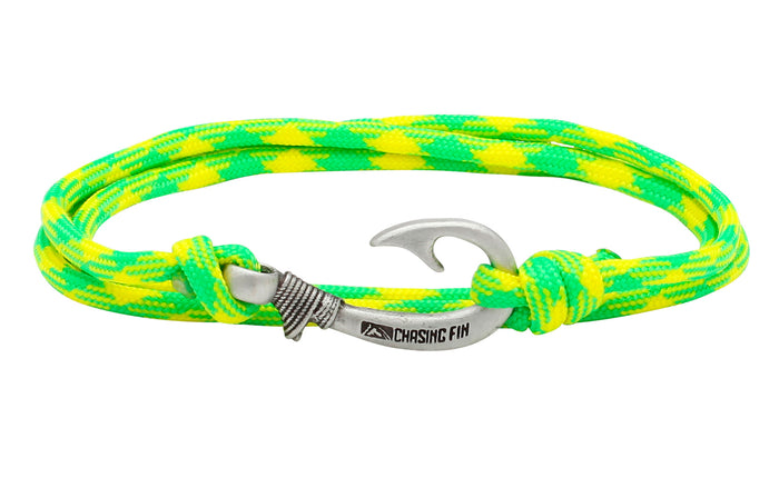 Dayglow Fish Hook Bracelet