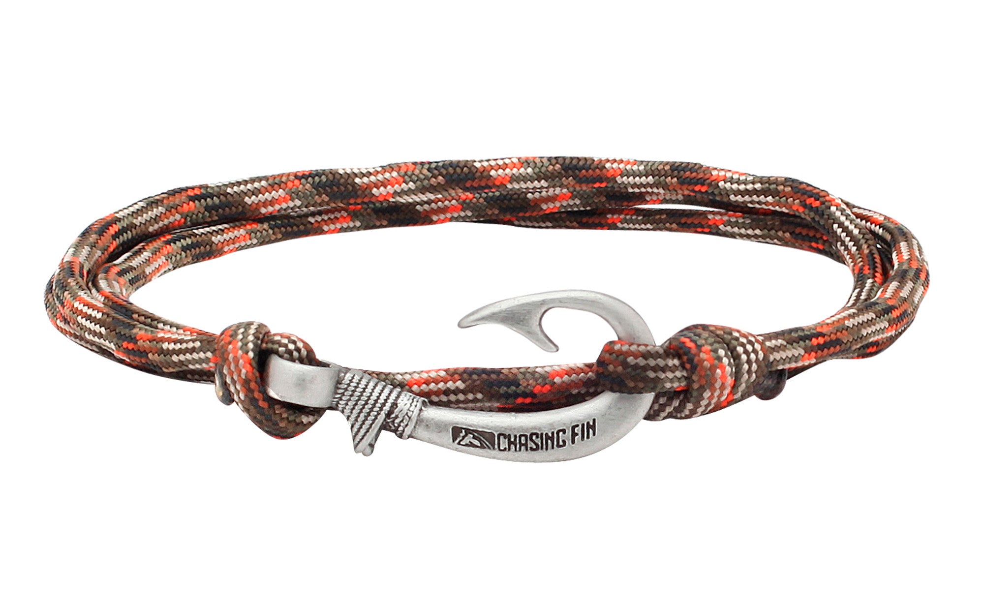 Fall Camo Fish Hook Bracelet