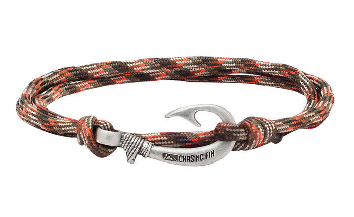 Fall Camo Fish Hook Bracelet