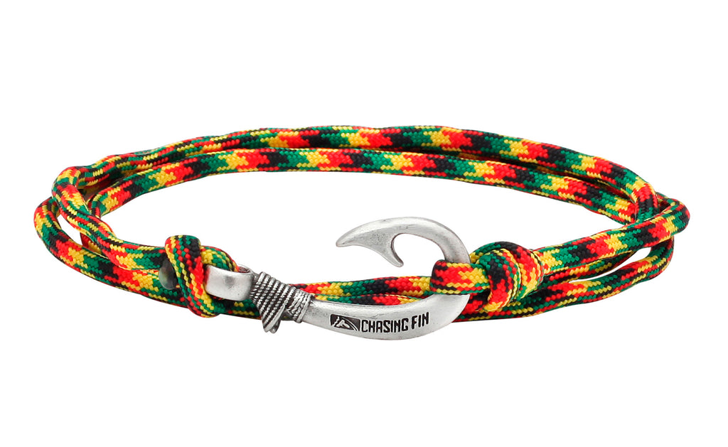 Rasta Fish Hook Bracelet | Anklet