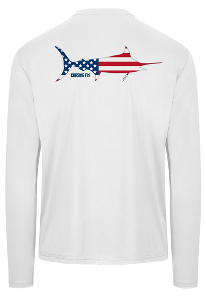 Patriotic Marlin Performance Shirt---COMING SOON!