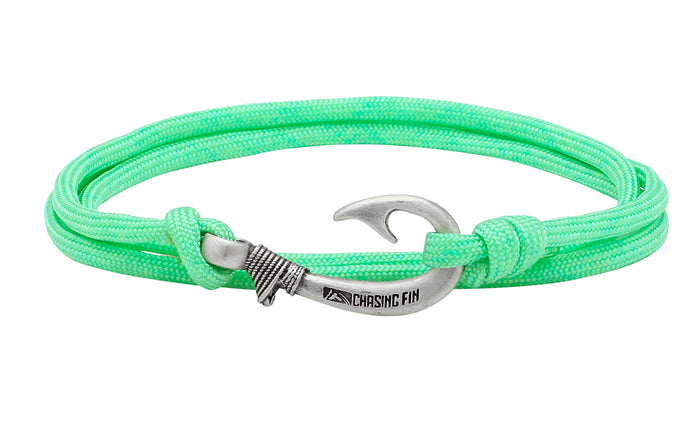 Mint Green Fish Hook Bracelet