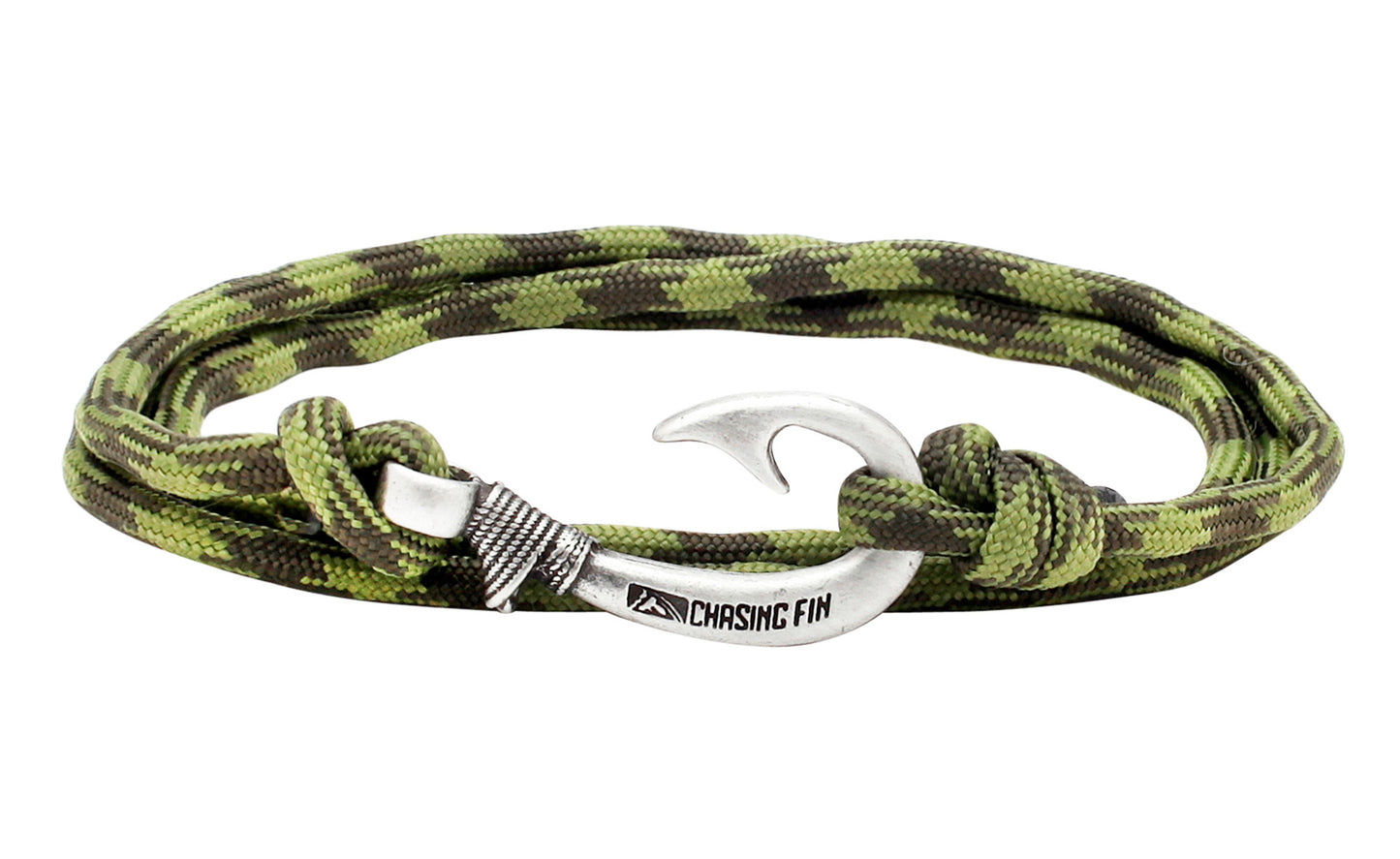 Moss Camo Fish Hook Bracelet