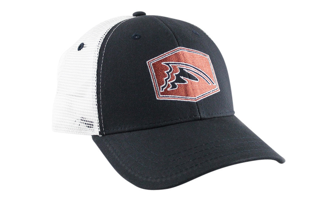 Navy & Nantucket Red Trucker Hat
