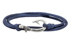 Navy Fish Hook Bracelet | Anklet