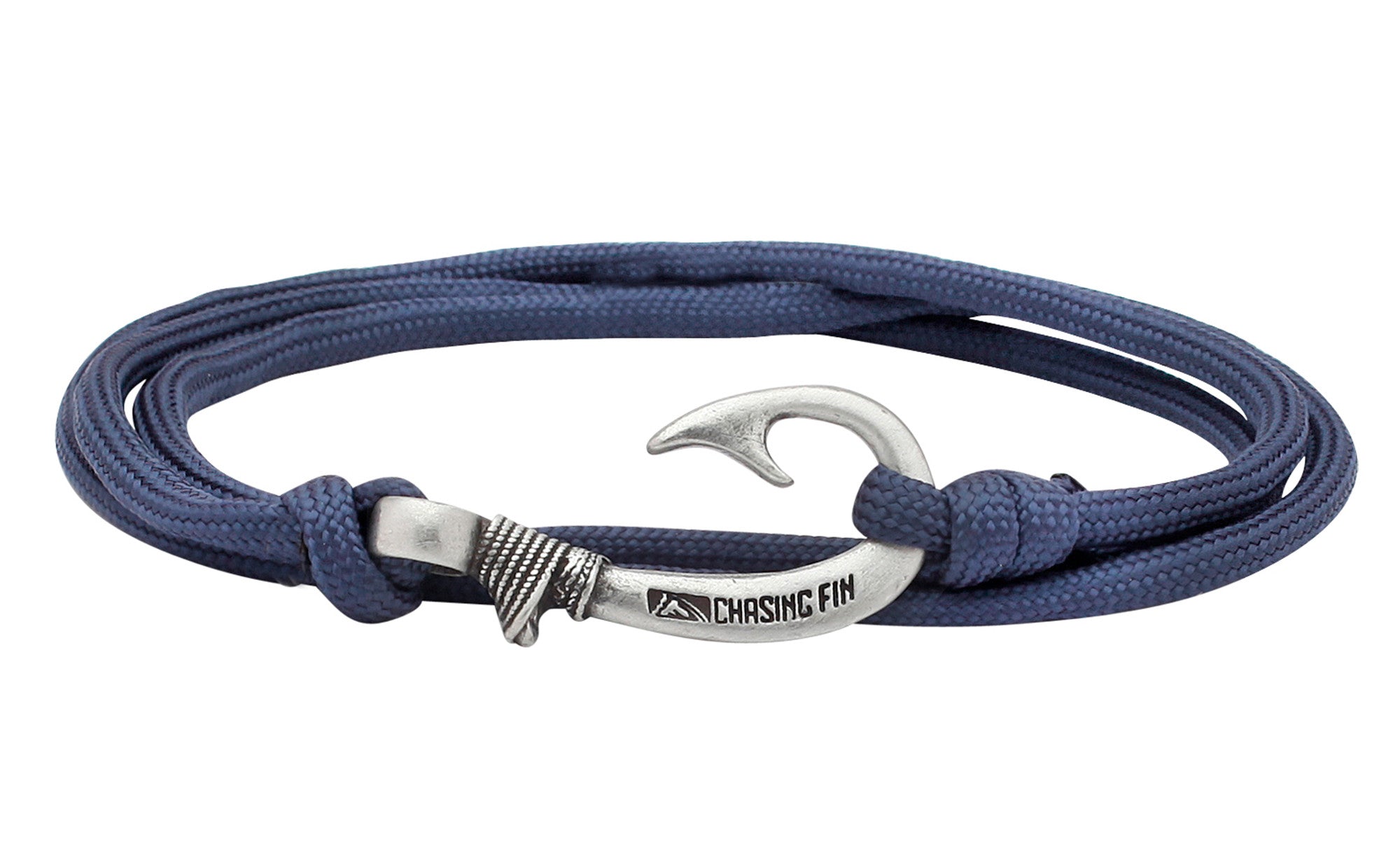 Navy Fish Hook Bracelet | Anklet