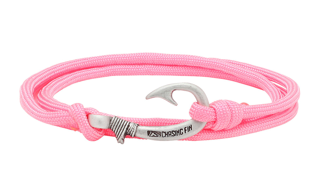 Rose Pink Fish Hook Bracelet | Anklet