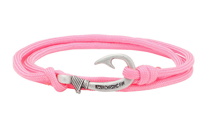 Pink Fish Hook Bracelet