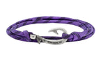 Purple Camo Fish Hook Bracelet | Anklet