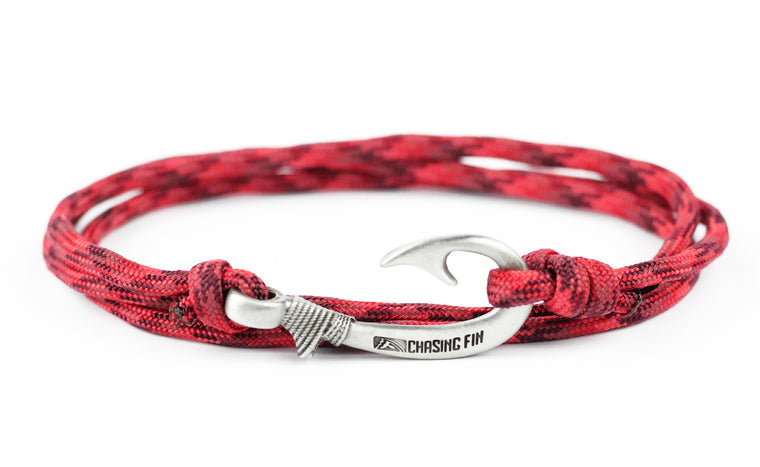 Red Blend Fish Hook Bracelet