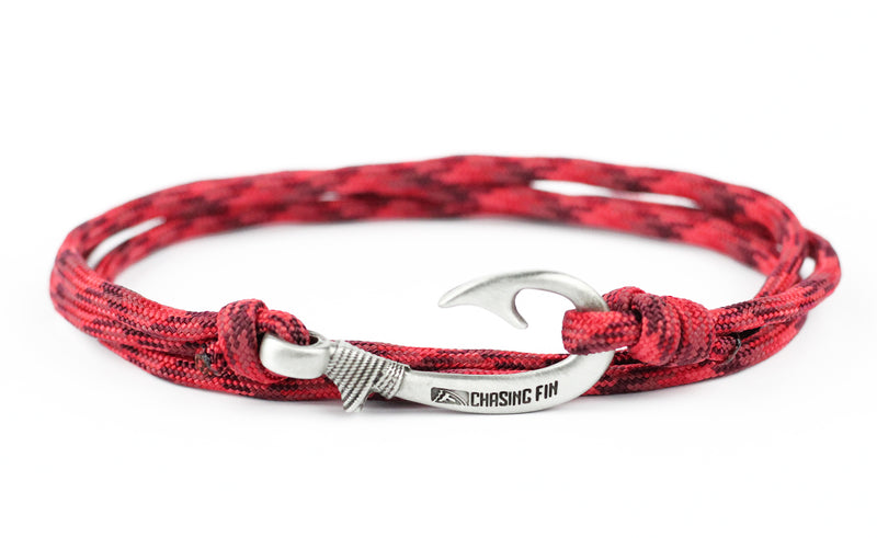 Red Blend Fish Hook Bracelet – Fish Hook Bracelets