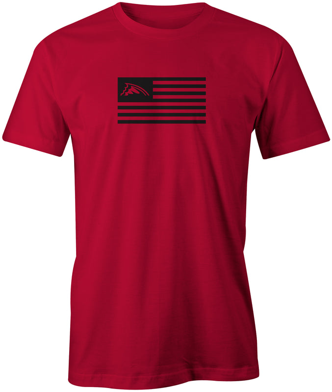 Blackout American Fin Flag T-Shirt