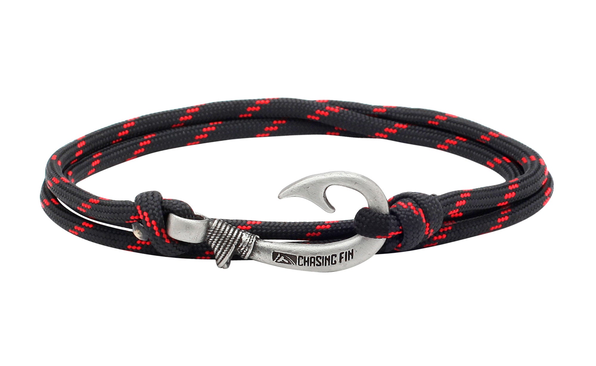 Thin Red Line Fish Hook Bracelet | Anklet